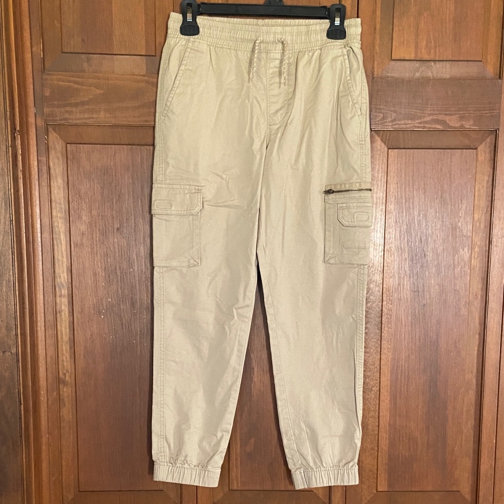 NWOT Sonoma Kids Tan/Khaki Cargo Pants ~ 10/12